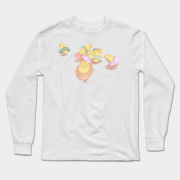 Piou Piou Long Sleeve T-Shirt by PikPikPik